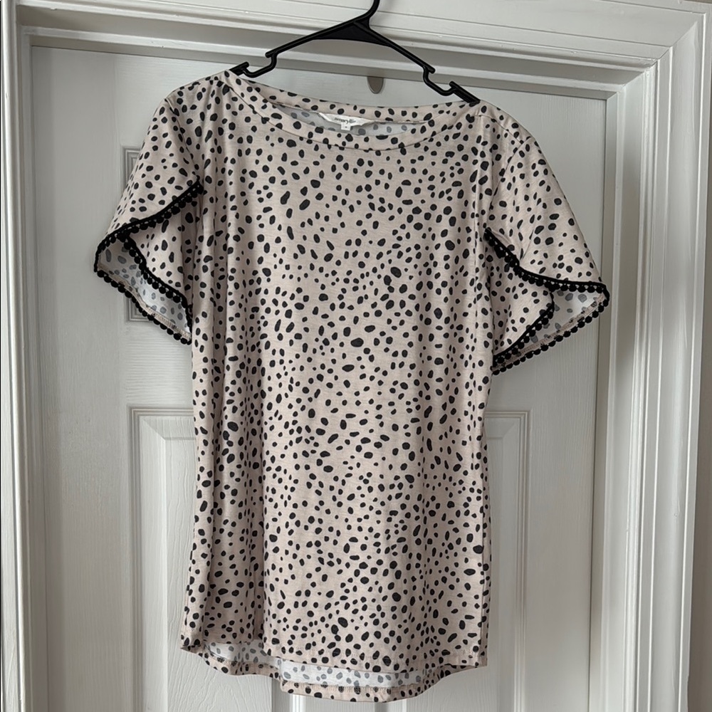 Polka Dot Women's Top